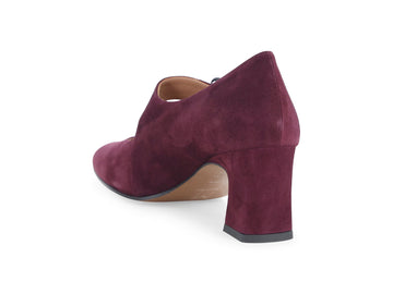 Melluso Décolleté Camoscio Bordeaux - Dettaglio tacco X5228-262124