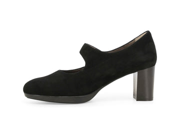 Melluso Décolleté Camoscio Nero - Dettaglio laterale D5153Q-264973