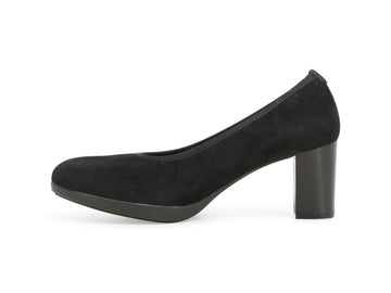 Melluso Décolleté Camoscio Nero - Dettaglio laterale D5154Q-264960