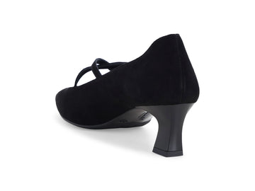 Melluso Décolleté Camoscio Nero - Dettaglio tacco E5207-262341