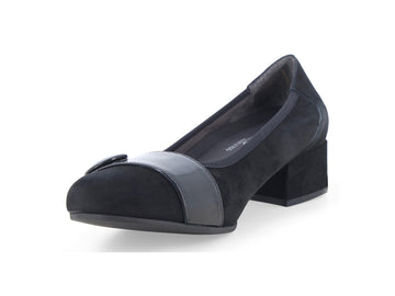 Melluso Décolleté Camoscio Nero - Dettaglio punta X5100Q-264857
