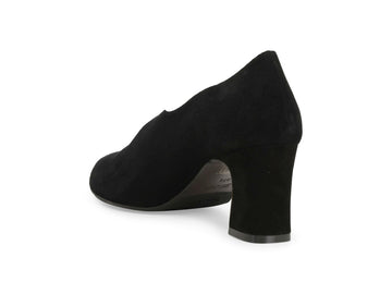 Melluso Décolleté Camoscio Nero - Dettaglio tacco X5222Q-264979