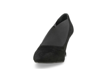 Melluso Décolleté Camoscio / Tessuto Nero - Dettaglio punta E5134Q-264373