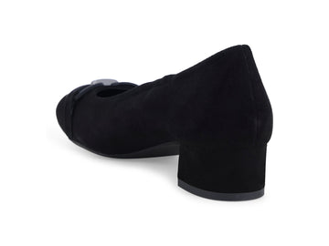 Melluso Décolleté Camoscio Nero - Dettaglio tacco A267-262128
