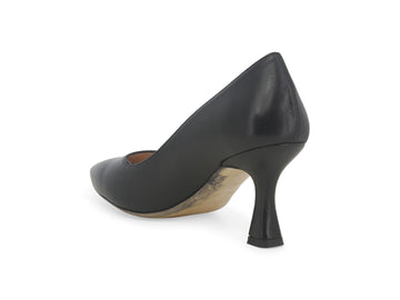 Melluso Décolleté Pelle Nero - Dettaglio tacco D160Q-257595