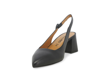 Melluso Décolleté Pelle Nero - Dettaglio punta D179Q