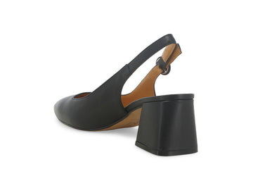 Melluso Décolleté Pelle Nero - Dettaglio tacco D179Q