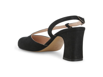 Melluso Décolleté Camoscio Nero - Dettaglio tacco X517Q-257326