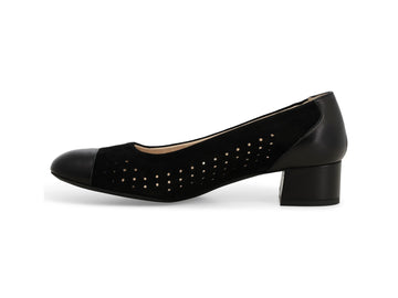 Melluso Décolleté Pelle Nero - Dettaglio laterale N411Q-257116