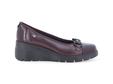 Melluso Décolleté Donna in Pelle Bordeaux con Zeppa K55313-261417