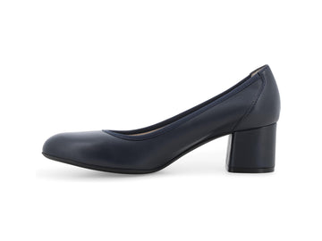 Melluso Décolleté Pelle Blu - Dettaglio laterale D100Q-260389