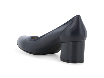 Melluso Décolleté Pelle Blu - Dettaglio tacco D100Q-260389
