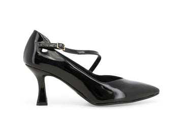 Melluso Décolleté Donna in Vernice Nera con Cinturino E5102Q-264371