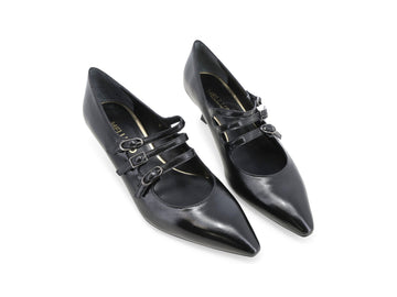 Melluso Décolleté Donna in Vernice Nera con Cinturino E5201Q-264377