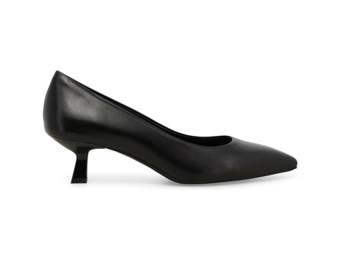 Melluso Décolleté Donna in Pelle Nera con Tacco a Rocchetto Nero D5200-251420