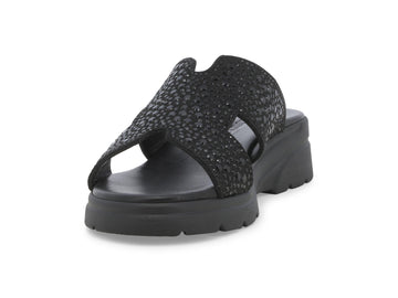 Melluso Ciabatta Tessuto Nero - Dettaglio punta R80232Q-259174