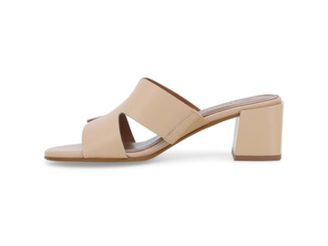 Melluso Ciabatte Pelle Beige - Dettaglio laterale K35136Q-258559