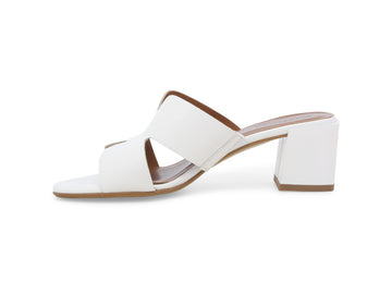 Melluso Ciabatte Pelle Bianco - Dettaglio laterale K35136Q-256415
