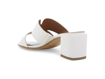 Melluso Ciabatte Pelle Bianco - Dettaglio tacco K35136Q-256415