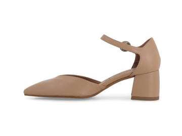 Melluso Décolleté Pelle Beige - Dettaglio laterale V308Q-257703