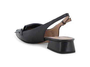 Melluso Décolleté Pelle Nero - Dettaglio tacco V708-255137
