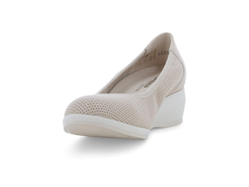 Melluso Décolleté Pelle Beige - Dettaglio punta R30611Q-260659