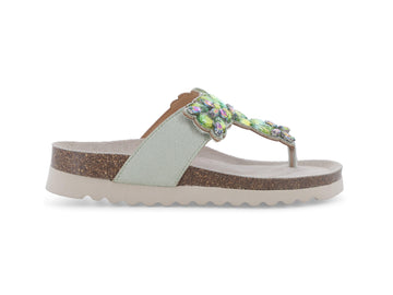 Melluso Calzature Infradito Verde - Articolo 018162Q-259568