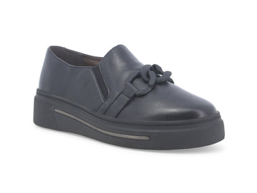 Melluso Loafers Upper Leather Wedge Chain Accessory