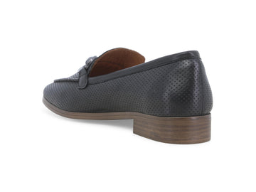 Melluso Mocassino Pelle Nero - Dettaglio tacco 055052Q-260231