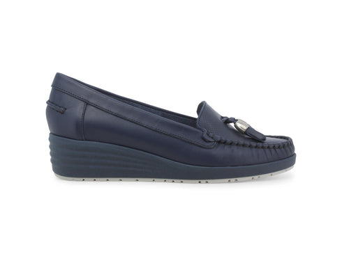 Melluso Calzature Mocassino Blu - Articolo 01027Q-255301