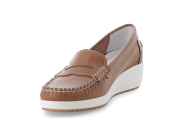 Melluso Mocassino Pelle Marrone - Dettaglio punta 01028Q-255309