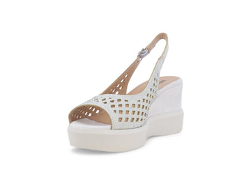 Melluso Sandalo Camoscio Bianco - Dettaglio punta R80555Q-256320