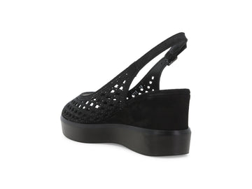 Melluso Sandalo Camoscio Nero - Dettaglio tacco R80555Q-256321