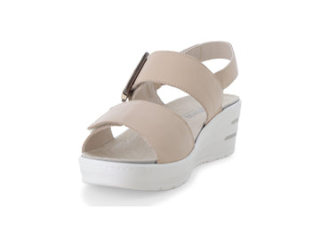 Melluso Sandalo Pelle Beige - Dettaglio punta 019227Q-257216