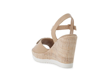 Melluso Sandalo Pelle Beige - Dettaglio tacco 031000-260166