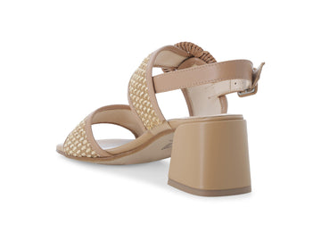 Melluso Sandalo Pelle Beige - Dettaglio tacco K35577-256407