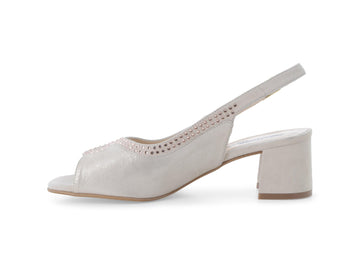 Melluso Sandalo Pelle Beige - Dettaglio laterale S633Q-260838