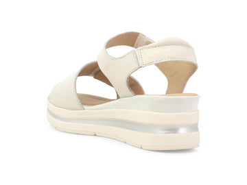 Melluso Sandalo Pelle Bianco - Dettaglio tacco 019185Q-255921
