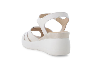 Melluso Sandalo Pelle Bianco - Dettaglio tacco 019276-255959