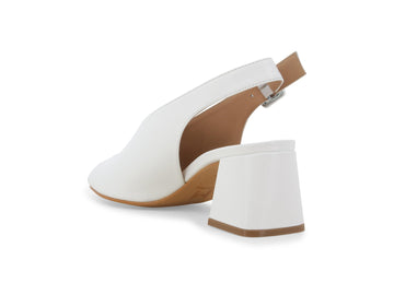 Melluso Sandalo Pelle Bianco - Dettaglio tacco N622Q-255776
