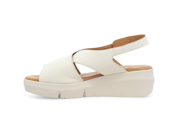Melluso Sandalo Pelle Bianco - Dettaglio laterale R80420Q-259291
