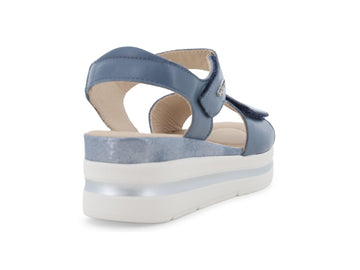 Melluso Sandalo Donna Blu Primavera Estate - 019185Q-258946