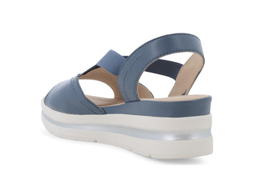 Melluso Sandalo Pelle Blu - Dettaglio tacco 019243Q-258964