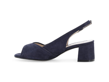 Melluso Sandalo Pelle Blu - Dettaglio laterale S634Q-257724