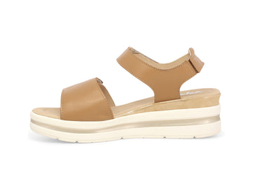 Melluso Sandalo Pelle Marrone - Dettaglio laterale 019185Q-258945