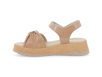 Melluso Sandalo Pelle Marrone - Dettaglio laterale 019287-255911