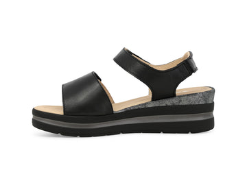 Melluso Sandalo Pelle Nero - Dettaglio laterale 019185Q-255922