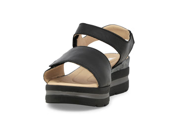 Melluso Sandalo Pelle Nero - Dettaglio punta 019185Q-255922