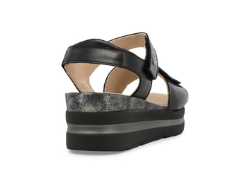 Melluso Sandalo Donna Nero Primavera Estate - 019185Q-255922