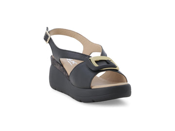 Melluso Sandalo Donna Nero casual - 019272-255952